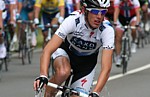 Jempy Drucker pendant la premire tape du Tour de Luxembourg 2009